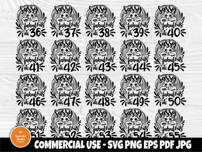 Birthday Girl SVG Bundle, Woman Svg, tshirt Design SVG TonisArtStudio 