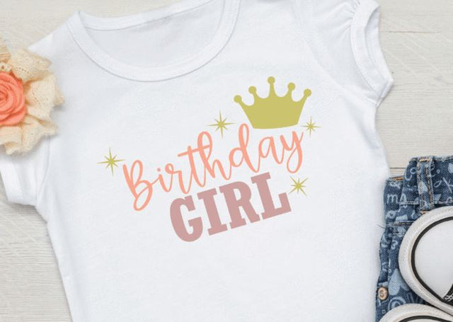 Birthday Girl SVG | Crown | Birthday SVG SVG So Fontsy Design Shop 