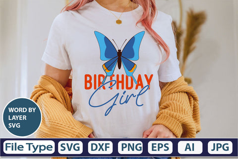 Birthday Girl SVG Cut File SVG DesignPlante 503 