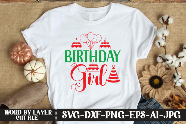 Birthday Girl SVG CUT FILE SVG MStudio 