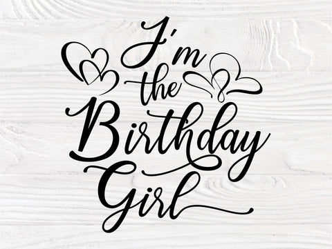 Birthday girl SVG, Family Shirt Svg Cut Files SVG TonisArtStudio 