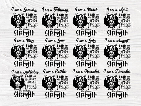 Birthday girl SVG, Praying Woman Svg, Black Girl SVG TonisArtStudio 