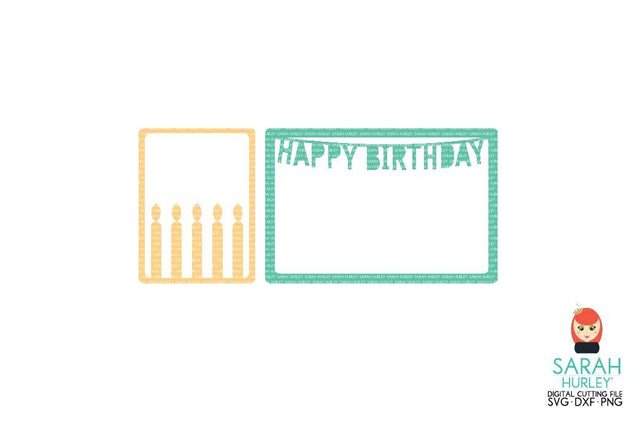 Birthday Journaling Cards SVG Sarah Hurley 
