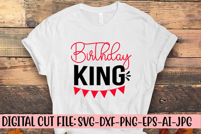 Birthday King SVG Cut File SVG Syaman 