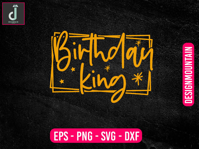 Birthday King svg design SVG Alihossainbd 