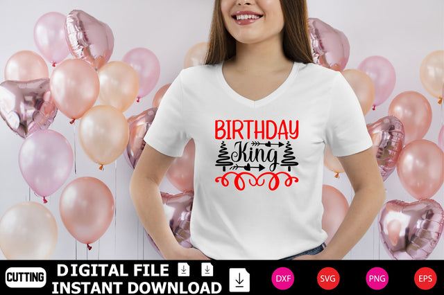 Birthday King SVG Shahin alam 