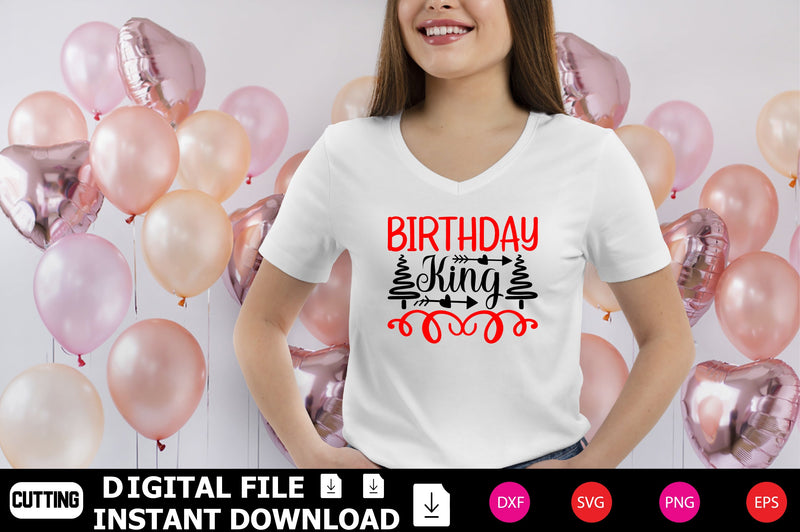 Birthday King SVG Shahin alam 
