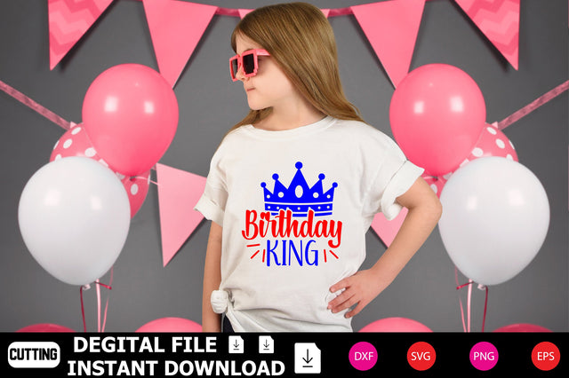 Birthday King SVG Shahin alam 