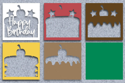 Birthday layered papercut 10 3D Paper zafrans studio 