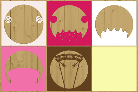 Birthday Layered Papercut 18 Svg Eps Ai Png Pdf 3D Paper zafrans studio 