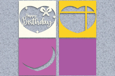 Birthday layered papercut 8 3D Paper zafrans studio 