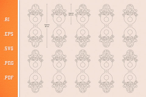 Birthday Lollipop Holders SVG Cut Files 2 SVG Slim Studio 