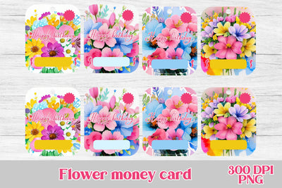 Birthday money card | Money card holder Sublimation Svetana Studio 