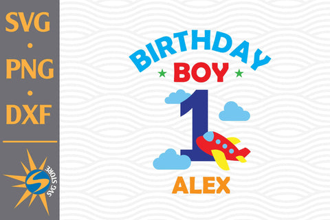 Birthday One Airplane SVG, PNG, DXF Digital Files Include SVG SVGStoreShop 