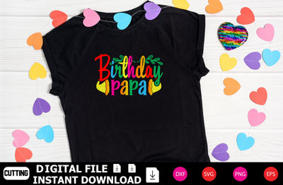 Birthday Papa SVG Shahin alam 