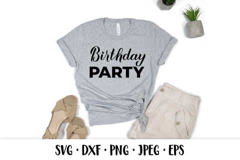 Birthday party. Birthday SVG. Birthday party decorations SVG LaBelezoka 