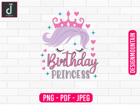 Birthday princess png, Birthday Girl PNG for Sublimation, Birthday Girl PNG Sublimation Alihossainbd 