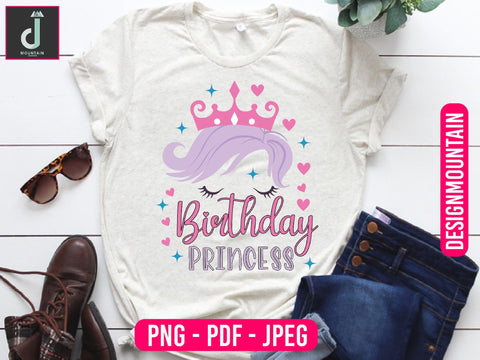 Birthday princess png, Birthday Girl PNG for Sublimation, Birthday Girl PNG Sublimation Alihossainbd 