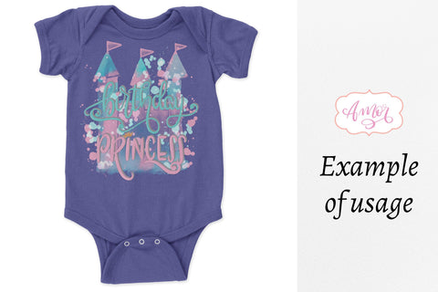 Birthday princess sublimation design Sublimation Amorclipart 
