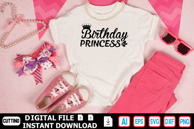 Birthday Princess SVG Craftlabsvg24 
