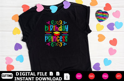 Birthday Princess SVG Shahin alam 