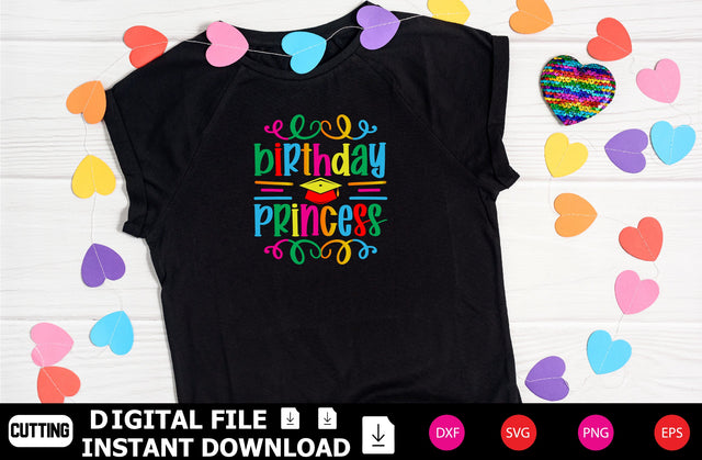 Birthday Princess SVG Shahin alam 