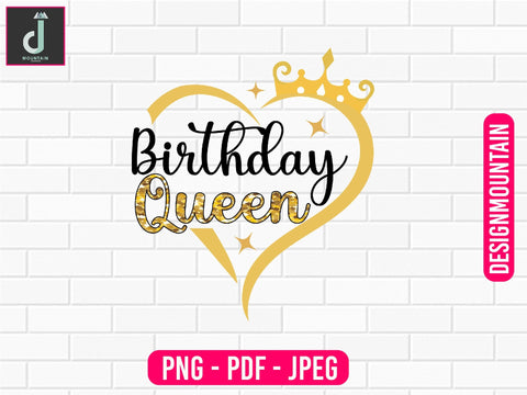 Birthday queen png design, Birthday Png, Birthday Sublimation, Birthday Bundle design Sublimation Alihossainbd 
