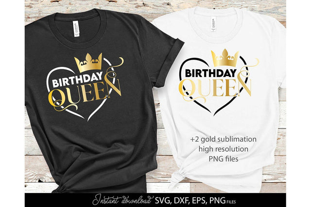 Birthday Queen Shirt | Birthday Queen Squad SVG March Design Studio 
