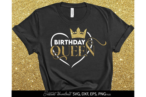 Birthday Queen Shirts SVG Bundle | Birthday Family SVG Shirts Bundle SVG March Design Studio 