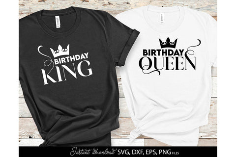 Birthday Queen Shirts SVG Bundle | Birthday Family SVG Shirts Bundle SVG March Design Studio 