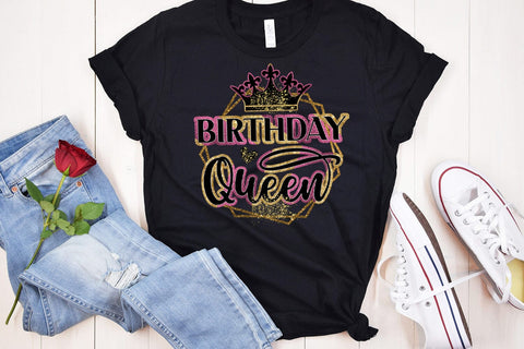 Birthday Queen Sublimation I Evergreen Sublimation Design Sublimation Happy Printables Club 