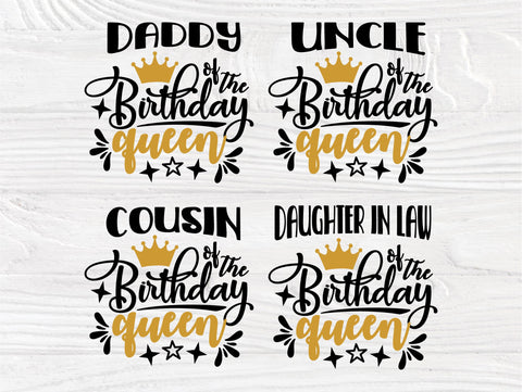 Birthday Queen SVG, Birthday Shirt Svg, Family Svg SVG TonisArtStudio 