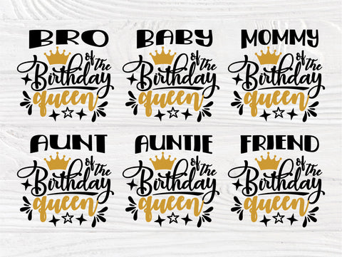Birthday Queen SVG, Birthday Shirt Svg, Family Svg SVG TonisArtStudio 