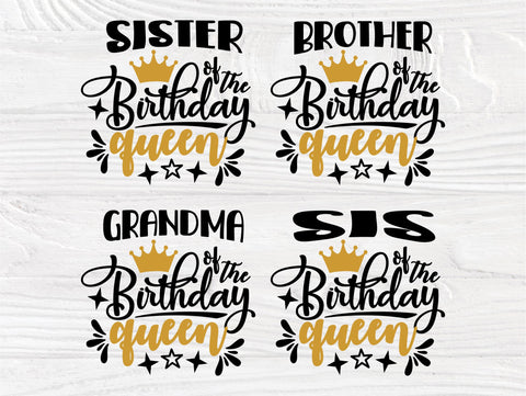 Birthday Queen SVG, Birthday Shirt Svg, Family Svg SVG TonisArtStudio 