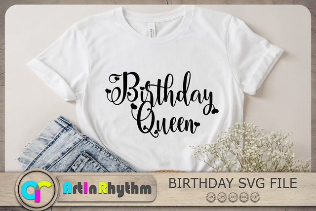 Birthday Queen Svg, Birthday Svg, Queen Svg SVG Artinrhythm shop 