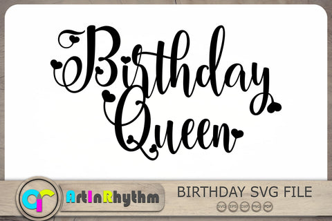 Birthday Queen Svg, Birthday Svg, Queen Svg SVG Artinrhythm shop 