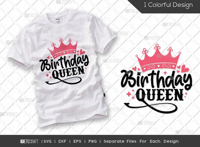 Birthday Queen SVG Cut File | Birthday Girl Svg | Women Birthday Svg | Birthday Squad Svg | Women Svg | Birthday Svg | Funny Birthday Quote SVG ETC Craft 