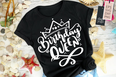 Birthday Queen SVG dapiyupi store 