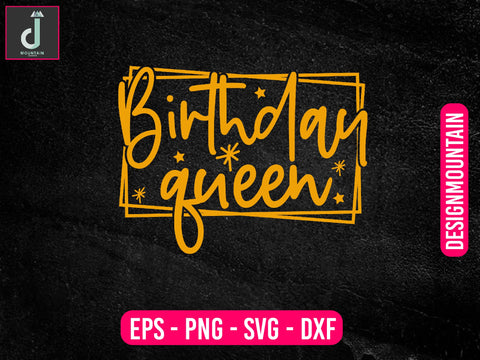 Birthday queen svg design SVG Alihossainbd 