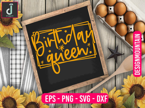 Birthday queen svg design SVG Alihossainbd 