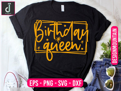 Birthday queen svg design SVG Alihossainbd 