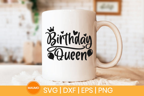 Birthday queen svg quote SVG Maumo Designs 