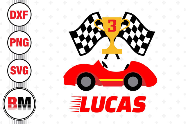 Birthday Racing SVG, PNG, DXF Files SVG BMDesign 