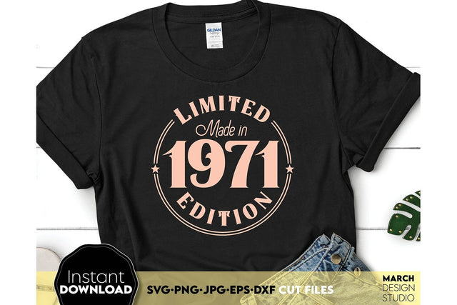 Birthday Shirts SVG | Vintage Birthday SVG Shirts | Dad Birthday Shirt | Fathers Day Shirt SVG March Design Studio 