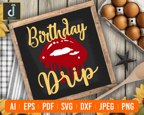 Birthday Squad Svg, Birthday Drip Svg, Birthday Drip, Birthday Drip and Drip Squad SVG Alihossainbd 