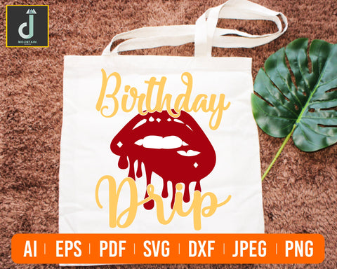 Birthday Squad Svg, Birthday Drip Svg, Birthday Drip, Birthday Drip and Drip  Squad - So Fontsy