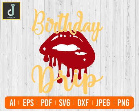 Birthday Squad Svg, Birthday Drip Svg, Birthday Drip, Birthday Drip and Drip  Squad - So Fontsy