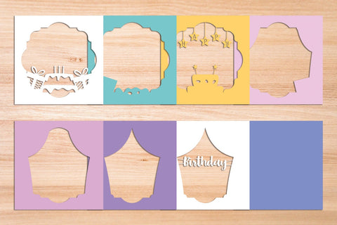 Birthday Stage - 3D Layered Paper Cut SVG SVG Slim Studio 