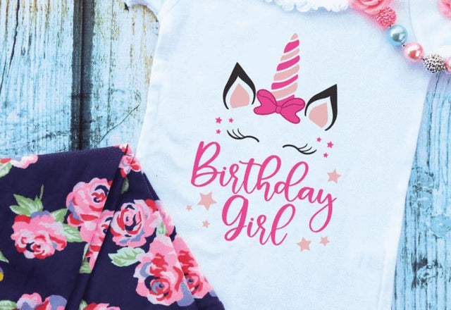 Birthday SVG | Birthday Girl | Unicorn SVG SVG So Fontsy Design Shop 