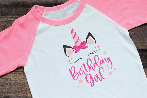 Birthday SVG | Birthday Girl | Unicorn SVG SVG So Fontsy Design Shop 